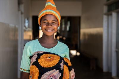 Portraits of Prisca Changwala, captured at Dambe Health Centre in Neno.