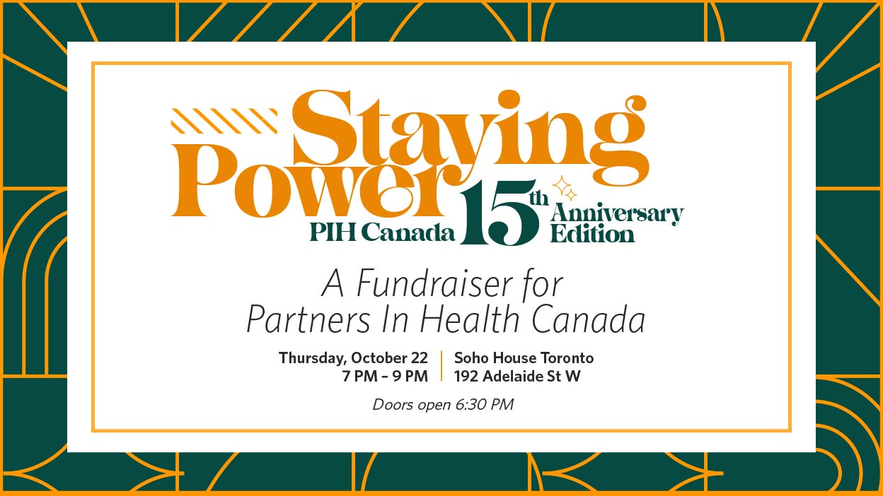 PIH Canada 15 Year Anniversary event promo