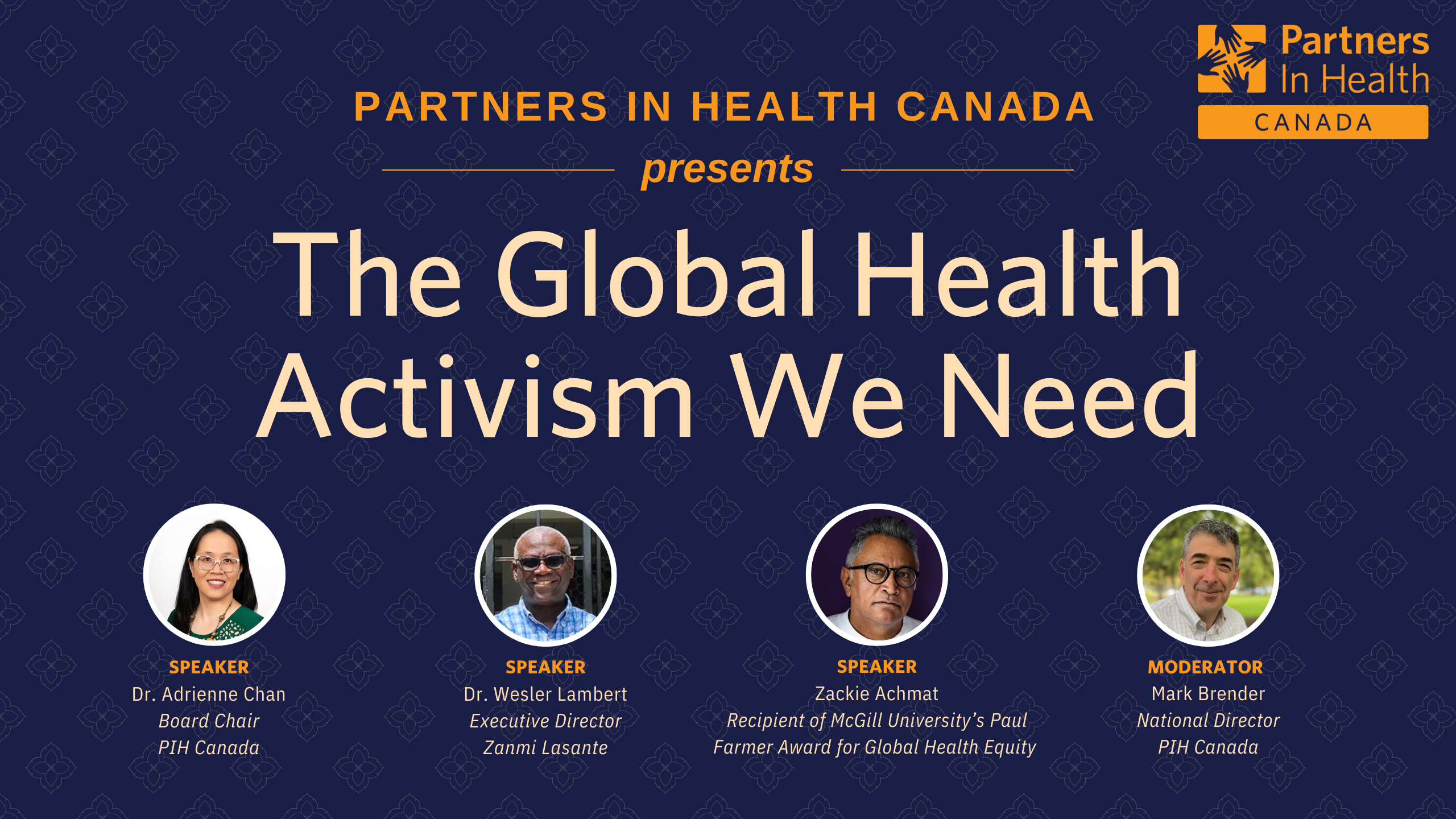Global Health Activism We Need – Toronto Panel