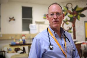 Dr. Paul Farmer, shown here at University Hospital in Mirebalais.