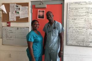 EM residency graduates in Haiti