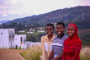 3 Women at UGHE in Rwanda