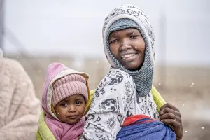 Malisebo Sebilo and her daughter Ntsine Sebilo.