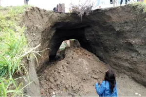 In Malawi, roads, bridges, and homes collapsed due to torrential rain and winds from tropical storm Ana