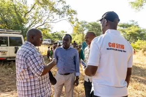  PIH Sierra Leone staff meet with PIH Malawi staff in Neno District, Malawi.