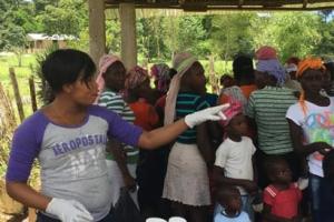 Mobile Pharmacy in Haiti.