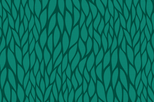 green braided leaf pattern