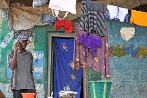 CHW visits patient in Sierra Leone 