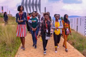 inaugural medical students at the University of Global Health Equity in northern Rwanda
