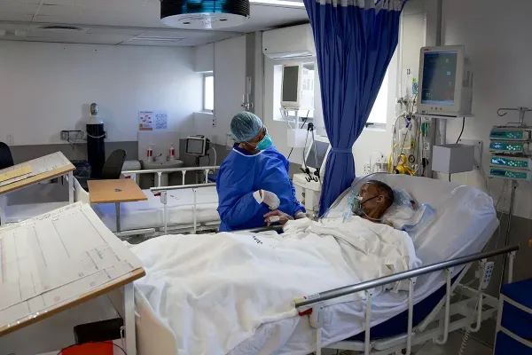 Janki Moneni receives treatment for MDR-TB at Partners In a hospital.
