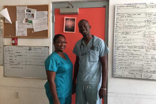 EM residency graduates in Haiti