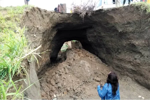 In Malawi, roads, bridges, and homes collapsed due to torrential rain and winds from tropical storm Ana