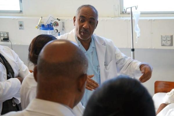Dr. Mac Lee Jean Louis, director of surgery, Haiti.