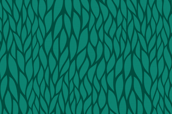 green braided leaf pattern