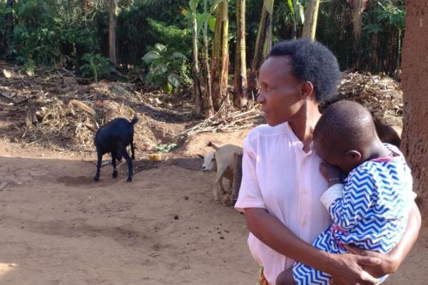 Mother and Daughter in rural Rwanda