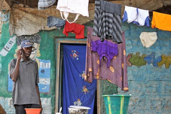 CHW visits patient in Sierra Leone 