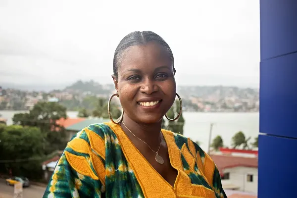 Vicky Reed, executive director of Partners In Health Sierra Leone, on September 6, 2024.