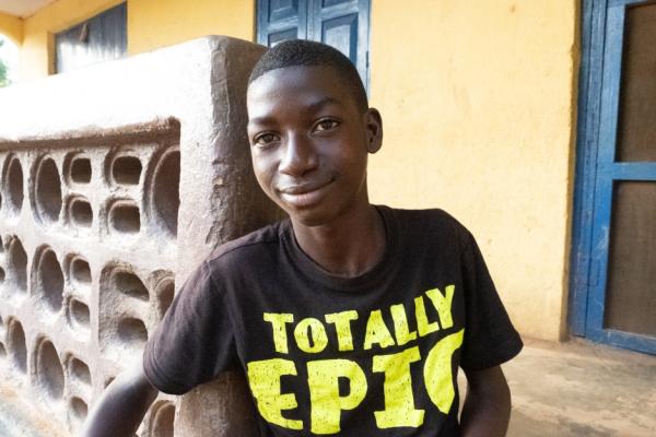 Young boy in Sierra Leone