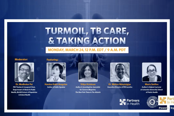 Turmoil, TB Care & Taking Action webinar