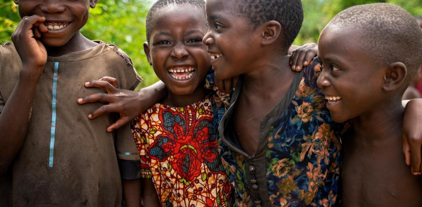 Secret Kayange, from left, Liti Kapesi, Martha Drino, and John Kapesi.
