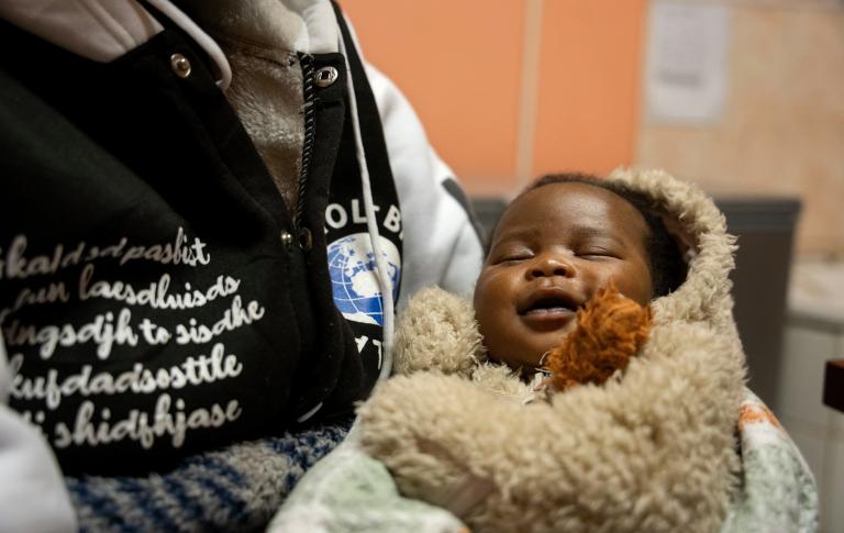 one-month baby, Resitsitsoe Chalane