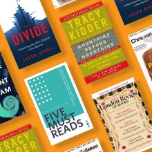 Back to school reading showcasing multiple book covers