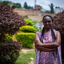 breast cancer survivor, nurse, and entrepreneur in Rwanda