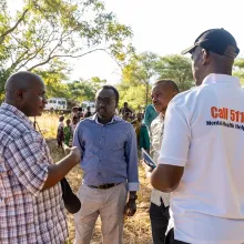  PIH Sierra Leone staff meet with PIH Malawi staff in Neno District, Malawi.