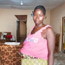 Pregnant mother in Sierra Leone