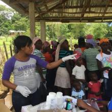 Mobile Pharmacy in Haiti.