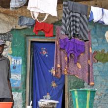 CHW visits patient in Sierra Leone 