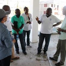 PIH’s leadership team in Haiti discusses the damage from Hurricane Matthew 