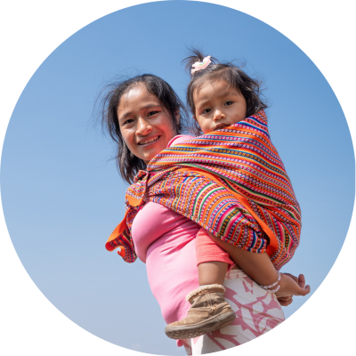 Dina Bustilles with daughter, Yamilé.