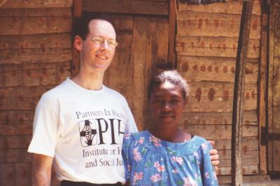 Paul Farmer with child patient