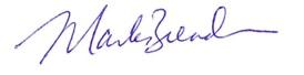 Mark Brender's signature.