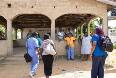 Midwives gathering in Sierra Leone