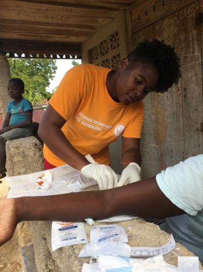Nurse in Haiti