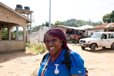 Isata Dumbuya, reproductive, maternal, child, and neonatal health lead at KGH.