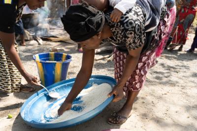 Women cooking in Sierra Leone