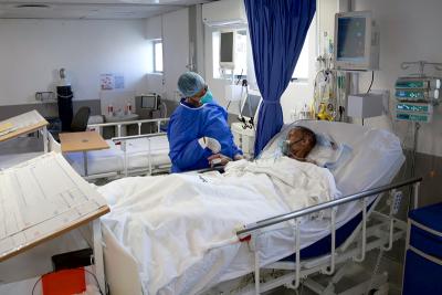 Janki Moneni, 61, receives treatment for multidrug-resistant tuberculosis at Botšabelo Hospital in Maseru, Lesotho.