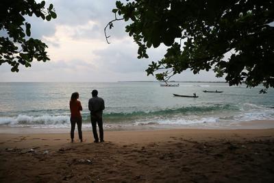 a beach in Harper, Liberia