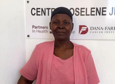 University Hospital’s first breast cancer patient in 2013