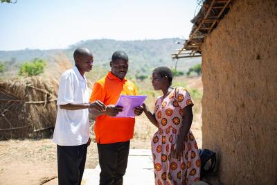 CHW visits family in Malawi