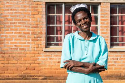 Nurse Hilda Mbalati treats patients with cervical cancer at Neno District Hospital in Malawi.