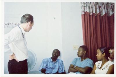 PIH Co-Founder Dr. Paul Farmer and Dr. Wesler Lambert. 