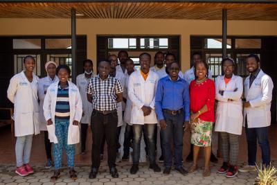 University of Rwanda class on social and community medicine and palliative care taught by PIH / IMB staff and UGHE faculty member Dr. Florence Akiiki Bitalabeho.