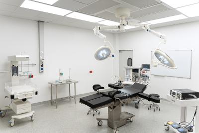 An operating room in the birthing center