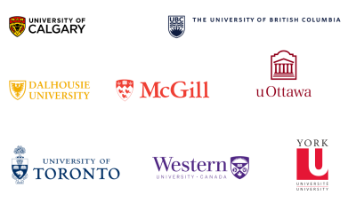 University logos.