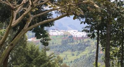 UGHE’s campus, seen from PIH-supported Butaro District Hospital