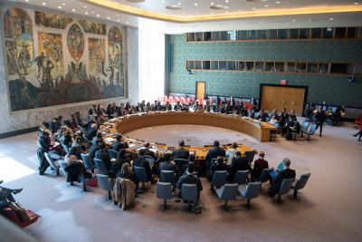 UN Security Council members gather 